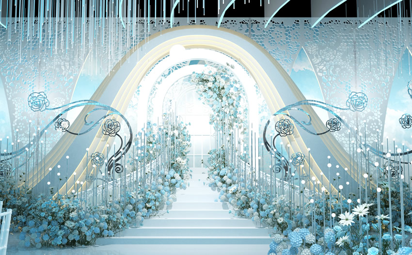 南充釡香烙馍村水晶厅效果展示